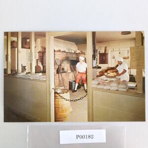 Vintage Raleigh Bake Shop Colonial Williamsburg Virginia Postcard 1960s Bakery